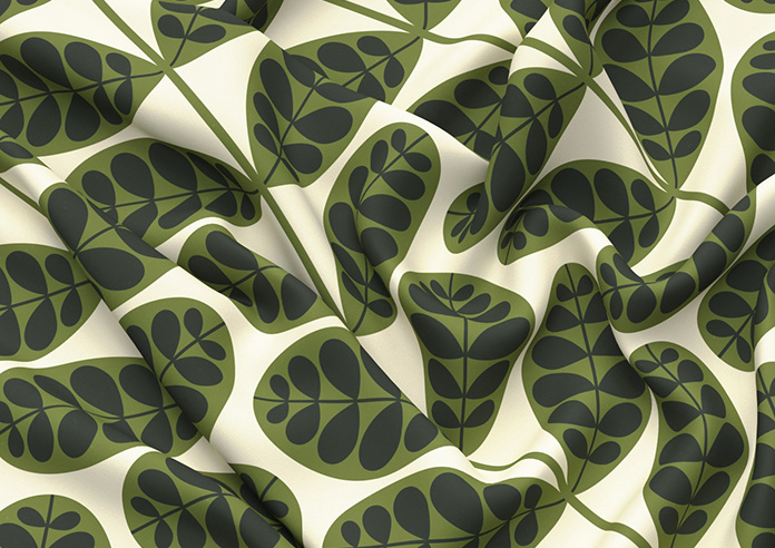 Orla Kiely Botanica Stem, Green - Roman Blind - Image 4
